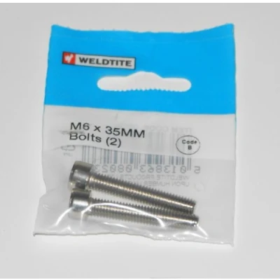 Image of The Little Bike Shop Weldtite M6 x 35mm Bolts