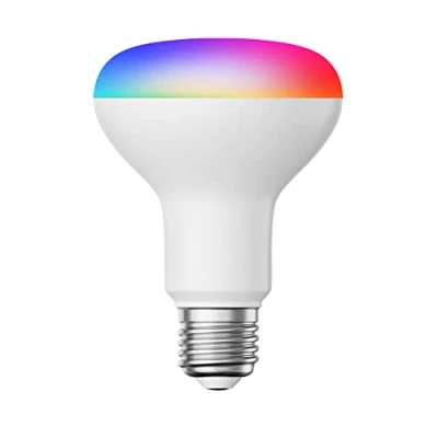 Image of ledscom.de E27 LED RGB Bulb, R80, Warm White Cool (2700 6300 K), 9.9 W, 950lm, Smart Home, WLAN, Alexa, matt, LED, Socket, Energy Saving lamp, Spotlight, Reflector