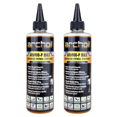 Image of Archoil AR6900 P Max Advanced Petrol Fuel Additive Concentrate, Treats 500L of Fuel, Injector Cleaner, GPF Turbo EGR Valve Super Unleaded Convertor, Octane Booster (2 x 250ml)