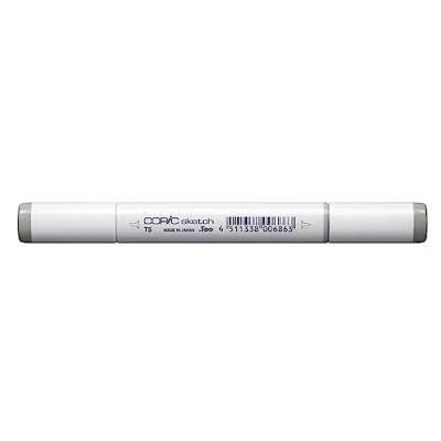 Image of Copic Sketch Coloured Marker Pen (T 5) Toner Gray No.5, For Art &amp; Crafts, Colouring, Graphics, Highlighter, Design, Anime, Professional Beginners, Supplies Colouring Books