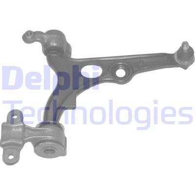 Image of 1313084080, 1316736080, 1317390080, 1607311880, 352164 Suspension Arm DELPHI TC860 with ball joint Trailing Steel PEUGEOT: Expert I Van, 806 MPV