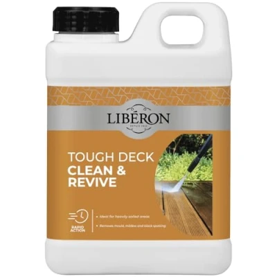 Image of Liberon 2L Tough Deck Clean &amp; Revive Heavy Duty Decking Cleaner