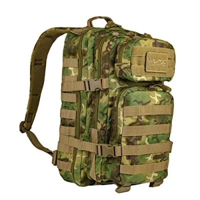 Image of Mil Tec MOLLE Tactical Assault Backpack, 36 Litre, Arid Woodland, Large