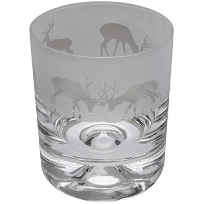 Image of Animo Glass Stag Whisky Tumbler