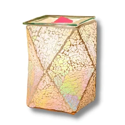 Image of Sense Aroma Pearl Crackle Geometric Electric Wax Melt Warmer