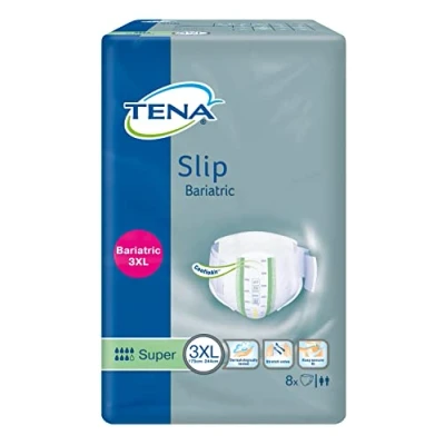 Image of TENA Stretch Bariatric Brief, 3X Large, 8 Count (Pack of 4)