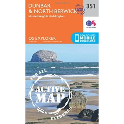 Image of Explorer Active 351 Dunbar &amp; North Berwick Map With Digital Version
