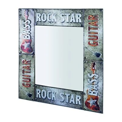 Image of HAKU Mobel Mirroir Vintage, Metal Size: W 64 cm X H 74 D 3 cm, Style: Industrial