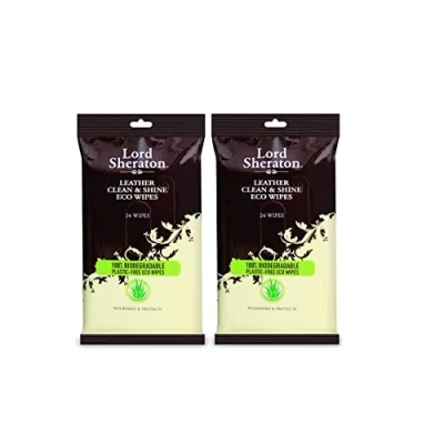 Image of Lord Sheraton Leather Wipes Pack (24) Of 2