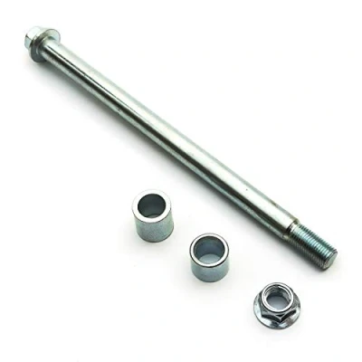 Image of Pitbike Dirtbike SDG Rear Wheel Axle + Spacer 15mm 240mm 110cc 125cc 140cc 160cc