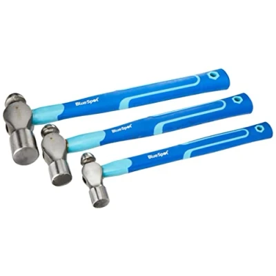 Image of Blue Spot 26100 Ball Pein Hammer Set, Silver, Set of 3 Piece