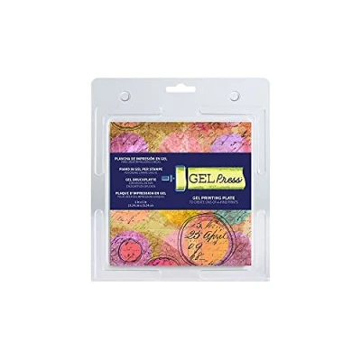 Image of Gel Press Monoprinting Print Plate 6 X (15.2 15.2 cm) Printmaking Supplies Reusable Printing Plates for Art Card Making, Scrapbooking, Journaling, Arts &amp; Crafts