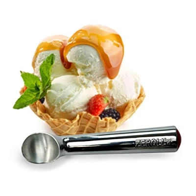 Image of Zeroll Ice Cream Scoop Size 30 Red Cap, Silver
