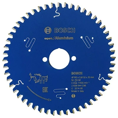 Image of Bosch Accessories 2608644096 EXALH 52 Tooth Top Precision Circular Saw Blade, 0 V, Blue