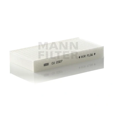 Image of 08292SCAE11, 08R79S5A600, 08R79S5AD00, 08R79S5DA00, 80292S50A01 Pollen Filter MANN CU 2327 2 Particulate 225mm 112mm 30mm HONDA: CR V 4