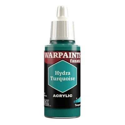 Image of The Army Painter Teals &amp; Turquoises Warpaints Fanatic 18ml Acrylic Paints (Hydra Turquoise)