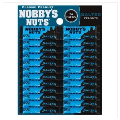 Image of Nobby&#039;s Nuts Classic Salted Peanuts 24x50g x Case of 24