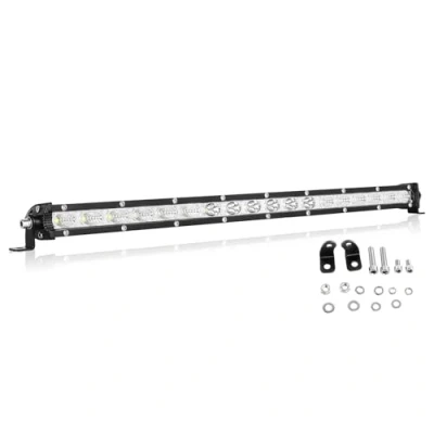 Image of Willpower 20 Inch 90W Led Work Light Bar Single Row Spot Beam with Mounting Bracket Fog Off Road Driving Lights Waterproof for Truck Tractor Boat 4X4 ATV UTV SUV