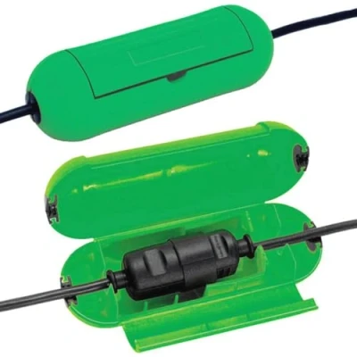 Image of Brennenstuhl Safe box / protective for extension cables (protective capsule cables, indoor use) green