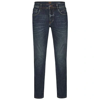 Image of camel active Men&#039;s 5 Pocket Houston Straight Jeans, Blue (Bluee 82), W34/L34 (Size: 34/34)