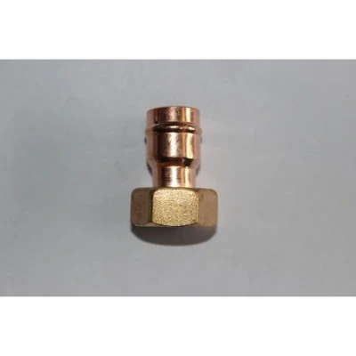 Image of Plumbright Solder Ring P62 22mmx3/4&quot; Straight Tap Connector Fitting