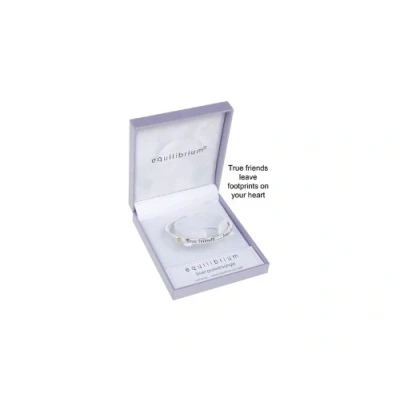 Image of equilibrium Jewellery Silver Plated Friends Bangle