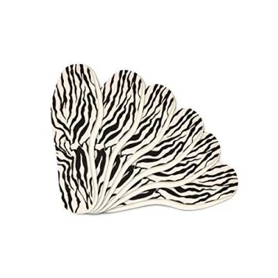 Image of Shoe Insoles for Women 6 Pair Pack Zebra Set Soft Touch Comfortable Ladies Inserts Everyday Use with Stylish Print Design Kaps (38 EUR / 5 UK/Women)