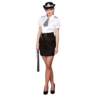 Image of Adult Womens Constable Cutie Fancy Dress Costume Large (UK 18 20)