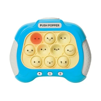 Image of #winning Electronic Fidget Push Popper Game With Multiple Playing Modes in Blue