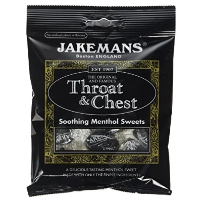 Image of Jakemans Throat &amp; Chest Soothing Menthol Sweets, 100g