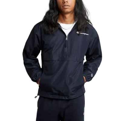 Image of Champion Men&#039;s Packable Jacket, Navy (Blue), S