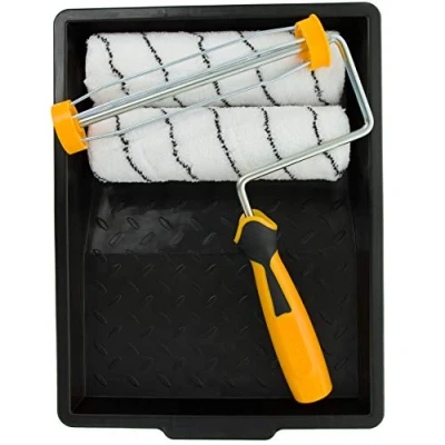 Image of Coral 43431 Easy Coater Paint Roller Kit with Professional 1.75&quot; Diameter Cage Frame 4 Piece Pack Set