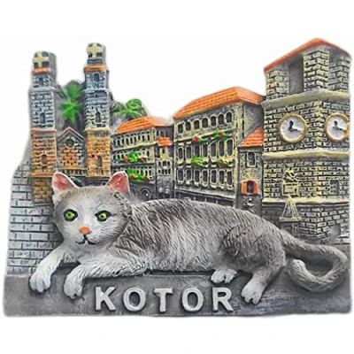 Image of Kotor Montenegro Magnet Fridge Refrigerator Decoration Sticker Souvenir Resin Crafts Kitchen Whiteboard