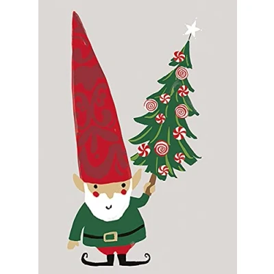 Image of Little Christmas Gnome Pack of 8 Cards