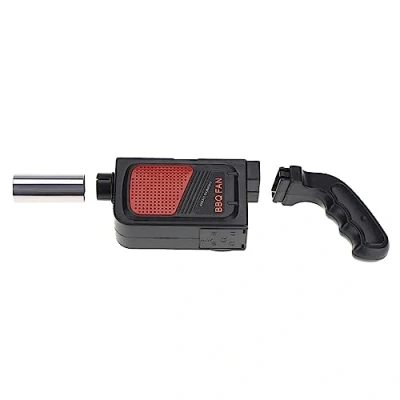 Image of TOPINCN BBQ Blower Grill Fan Portable Manual Picnic Charcoal Outdoor Camping Cooking Tool