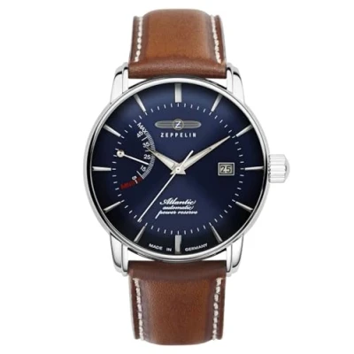 Image of Zeppelin Men Analog Automatic Watch with Leather Strap 84623