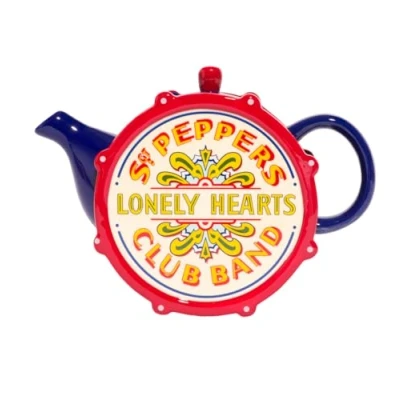 Image of Half Moon Bay The Beatles SGT Pepper Drum Shaped Teapot