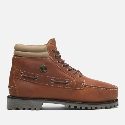 Image of Timberland Authentic Mid Full Grain Leather Men&#039;s Ankle Boots