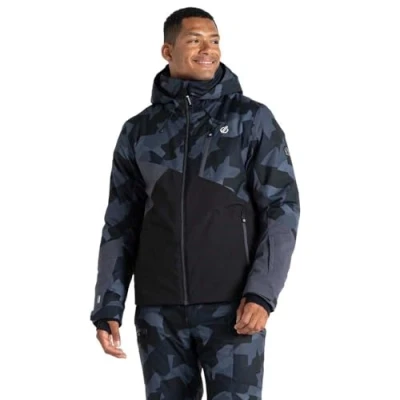 Image of Dare2b Mens Baseplate Jacket Ebony/Black Geo XS