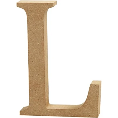 Image of Creativ Wooden Letter, L, One Size