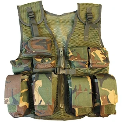 Image of Kombat UK Kids Army Assault Vest DPM Camo, One Size fits all