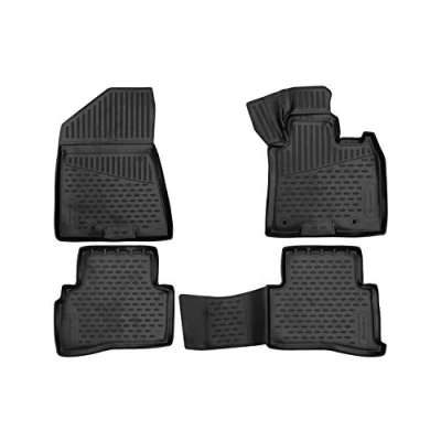 Image of Element Tailored Custom Fit 3D Rubber Floor Mats for KIA Sportage, 2019