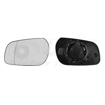 Image of 8151CL Wing Mirror Glass VAN WEZEL 0955831 Left