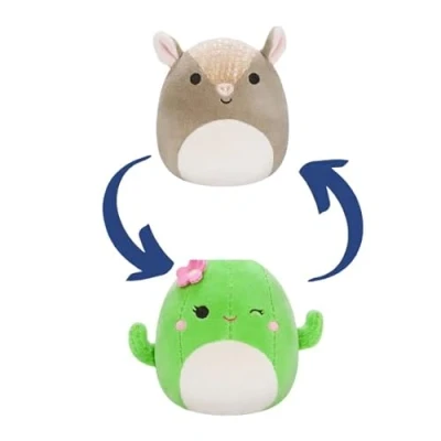 Image of Squishmallows 5 Inch Flip a Mallows Kellytoy Plush (Maritza and Rahima) Multicolor (SQJW22 5FL CC S9)