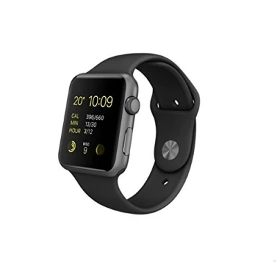 Image of Apple Watch Series 4 (GPS, 44MM) Space Grey Aluminium Case with Black Sport Band (Renewed)