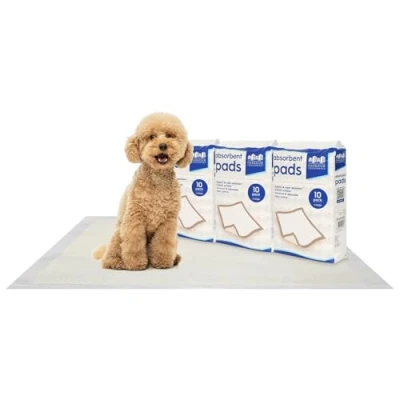 Image of Harbour Housewares Extra Large Disposable Puppy Training Pads 60cm x 89cm 30x Absorbent Dog Cat Kitten Wee Toilet Potty Mats