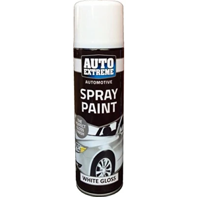 Image of 250ml Auto Spray Paint White Gloss 1902 Can Household Car Van Bike Aerosol (1 Pack)