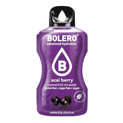Image of Bolero Drink Sticks White Grape, 12 to Mix with 500ml of Water (acai Berry, 3g)