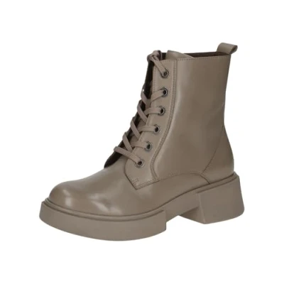 Image of CAPRICE Women&#039;s Lace Boot Flat 9 25101 43 Ankle, Taupe Nappa, 6 UK