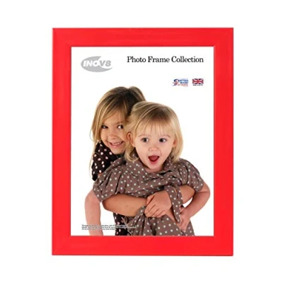 Image of Inov8 Framing British Made Photo Frame Value Gloss Red 9x6